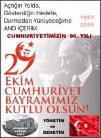 29 EKİM CUMHURİYET BAYRAMIMIZ